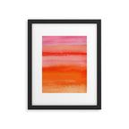 Watercolor Sunset Sky Framed Art Print Gallery Image 6