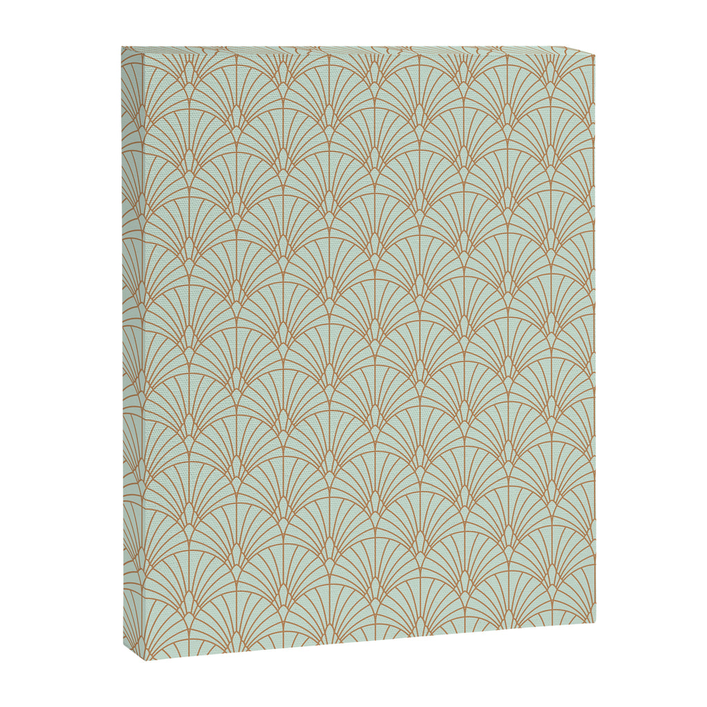 Art Deco fan pattern Canvas Print Gallery Image 8