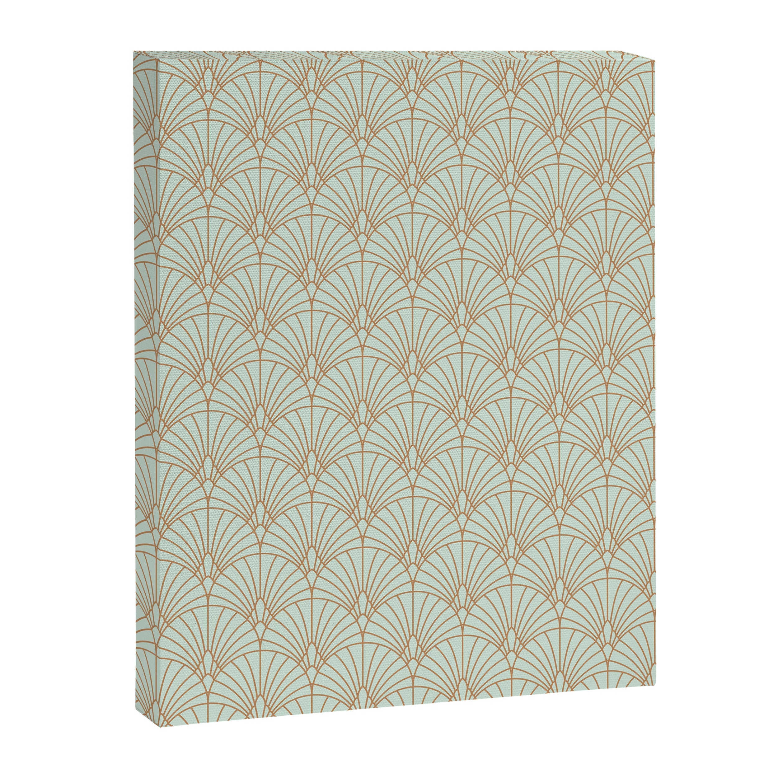 Art Deco fan pattern Canvas Print Gallery Image 8