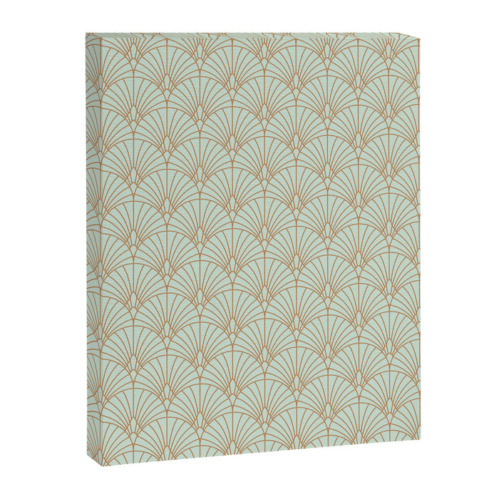 Art Deco fan pattern Canvas Print Gallery Image 1