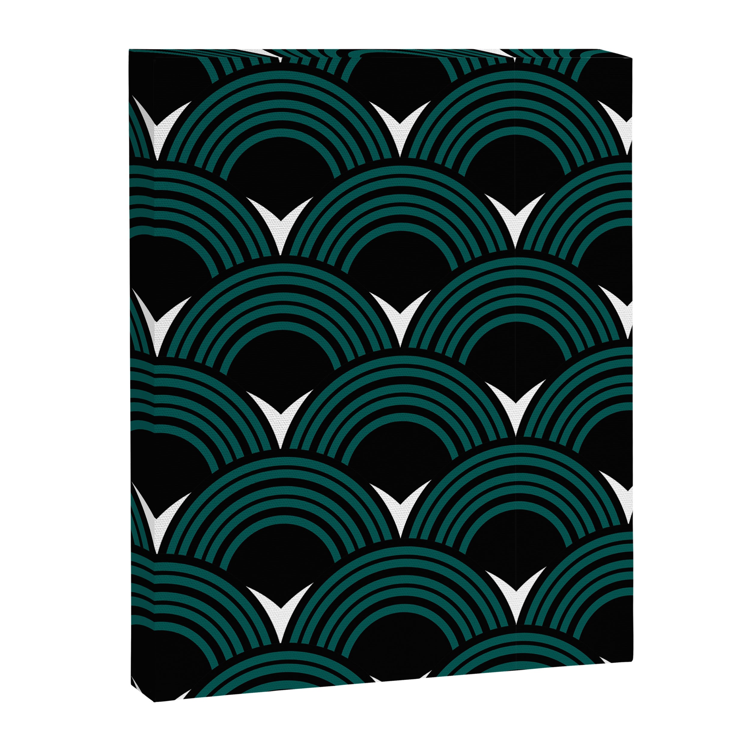 Art Deco Shell Print Canvas Print Gallery Image 8