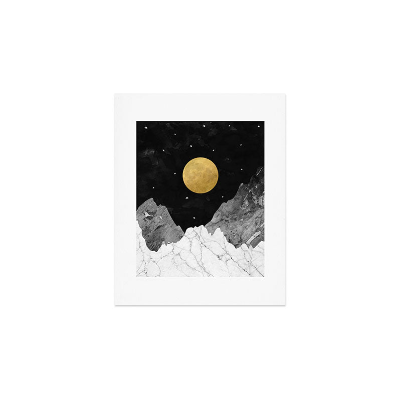 Moon and Stars Art Print Gallery Image 1