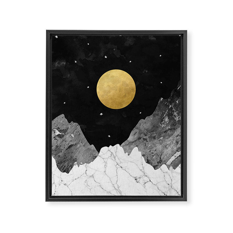 Moon and Stars Framed Canvas Print Gallery Image 8