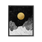 Moon and Stars Framed Canvas Print Gallery Image 8