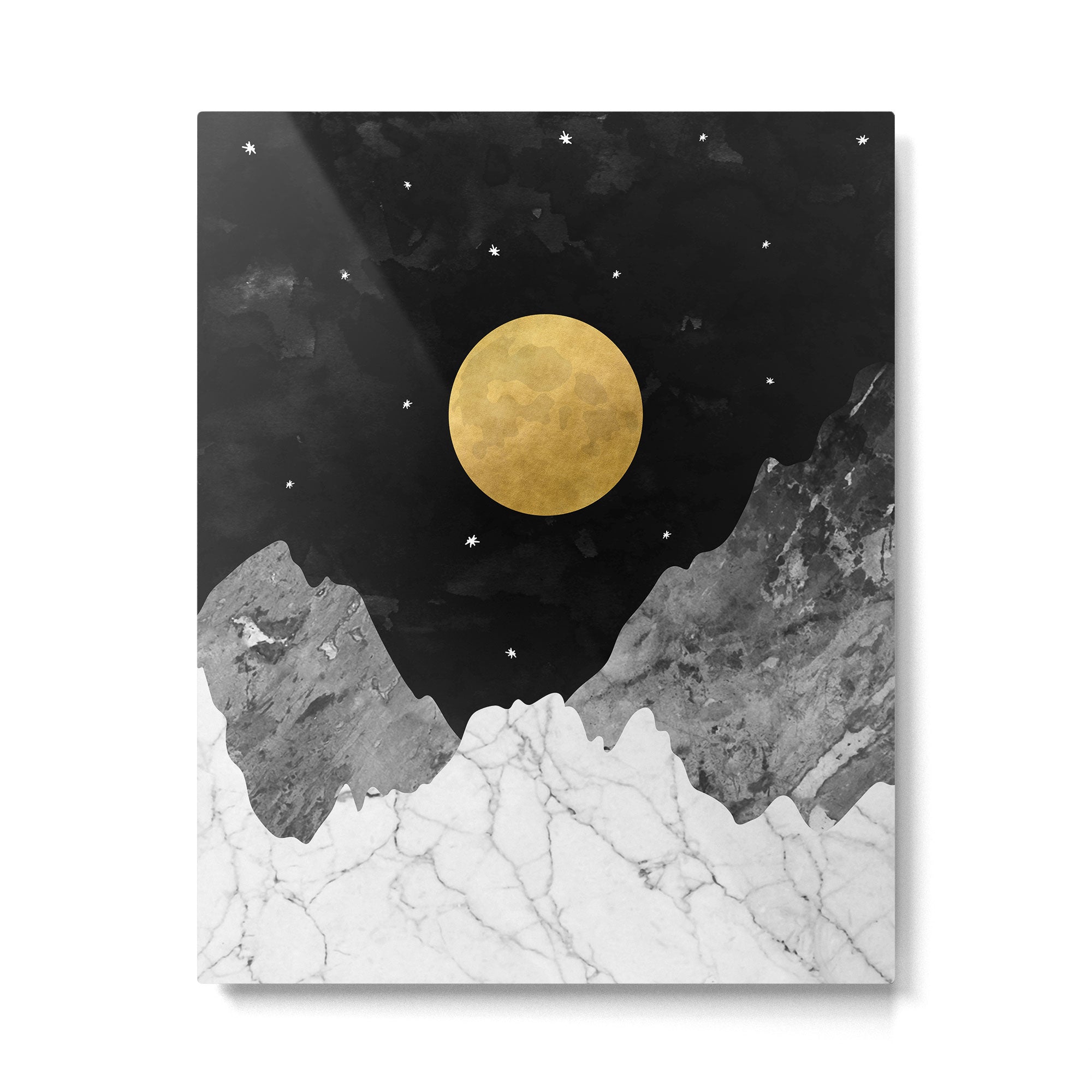 Moon and Stars Metal Print Gallery Image 6