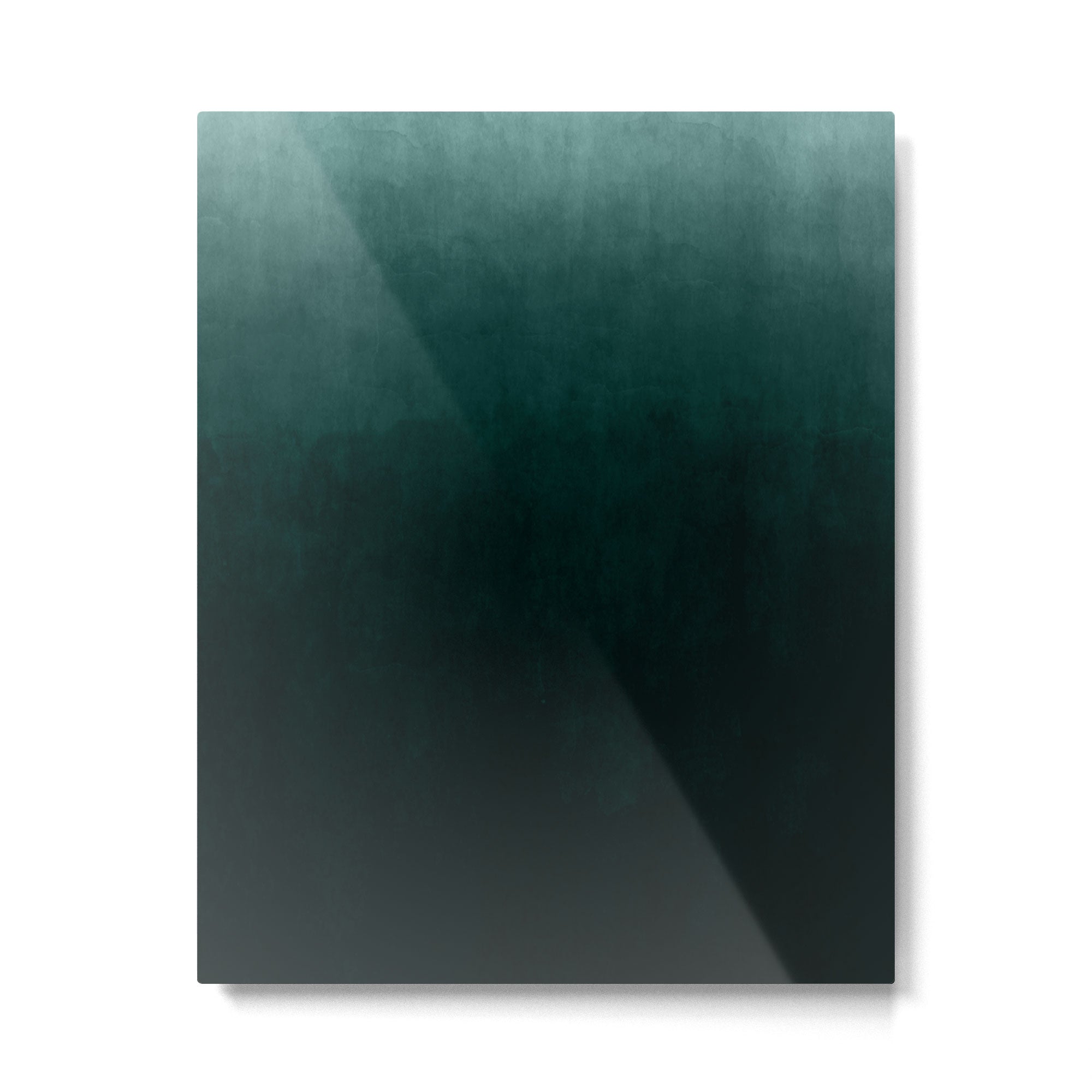 Ombre Emerald Metal Print Gallery Image 6