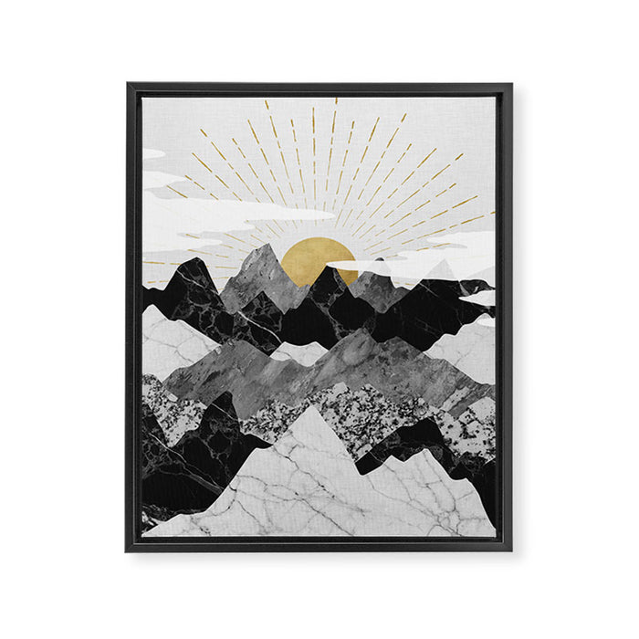 Sunrise Framed Canvas Print Gallery Image 1