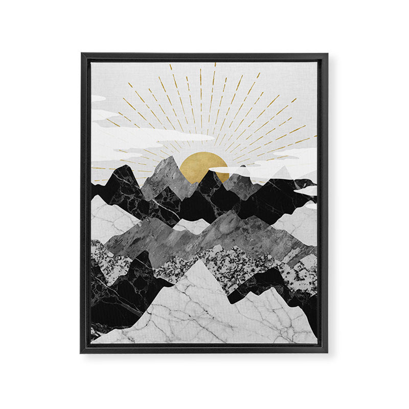 Sunrise Framed Canvas Print Gallery Image 8