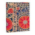Antique Uzbekistan Kermina Suzani Red Orange Blue kilim Canvas Print Gallery Image 8