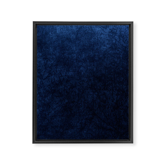 Blue Velvet Framed Canvas Print Gallery Image 1