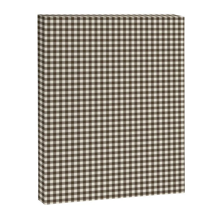 brown gingham Canvas Print Gallery Image 1
