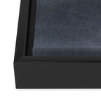Charcoal Velvet Framed Canvas Print Gallery Image 3