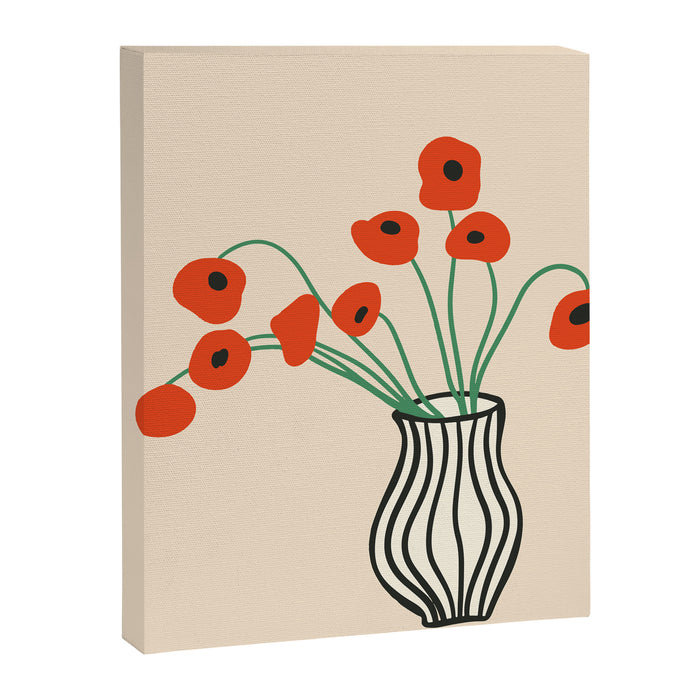 Flowers in Vase  Canvas Print Gallery Image 1
