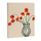 Flowers in Vase  Canvas Print Gallery Image 6