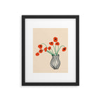 Flowers in Vase  Framed Art Print Gallery Image 4