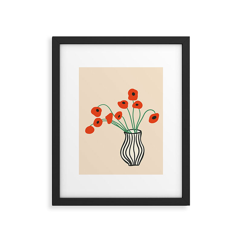 Flowers in Vase  Framed Art Print Gallery Image 4