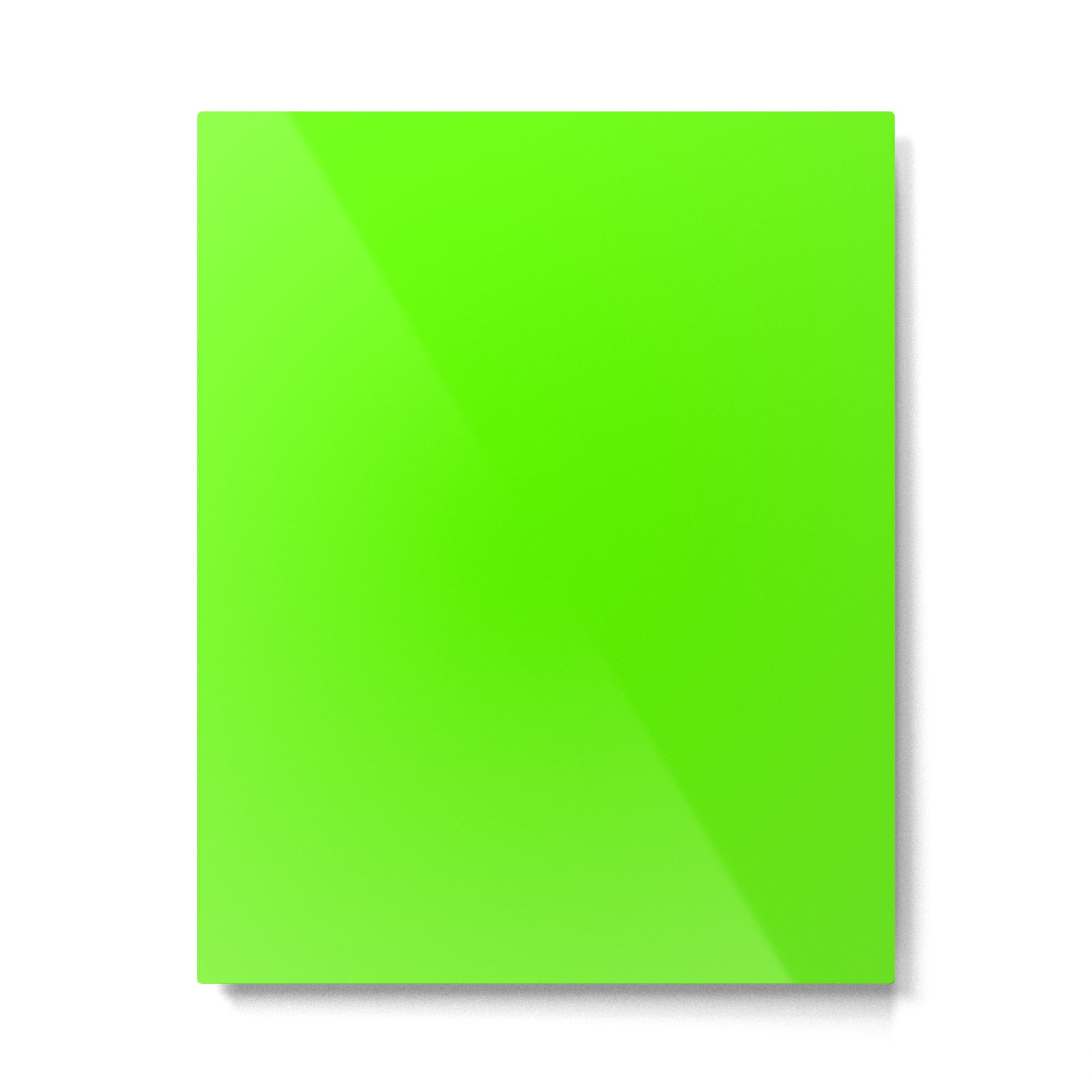 fluorescent neon green Metal Print Gallery Image 6