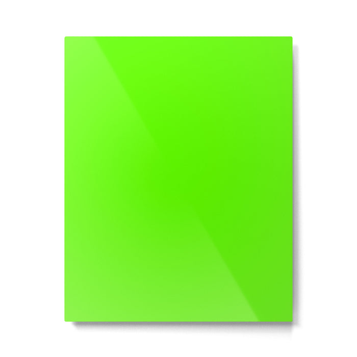 fluorescent neon green Metal Print Gallery Image 1
