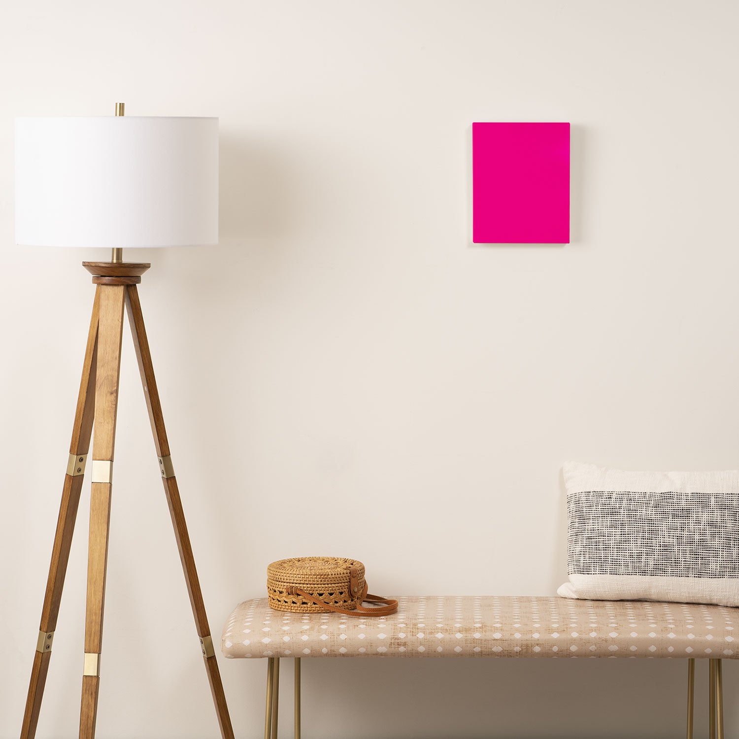 Fluorescent Pink Canvas Print Gallery Image 2