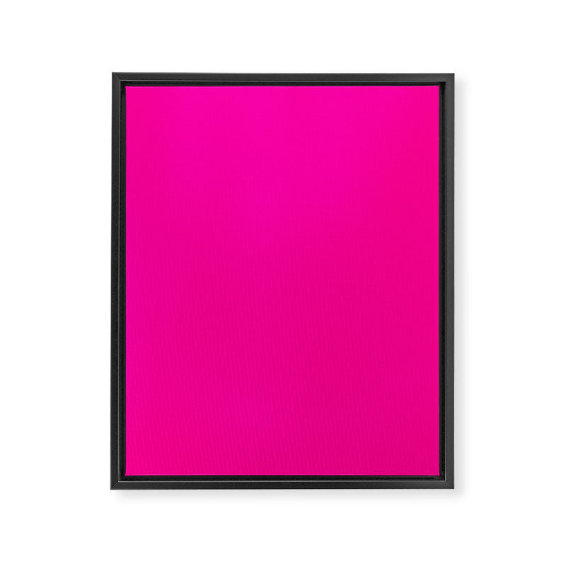 Fluorescent Pink Framed Canvas Print Gallery Image 8