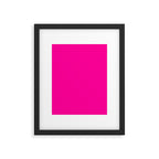 Fluorescent Pink Framed Art Print Gallery Image 6