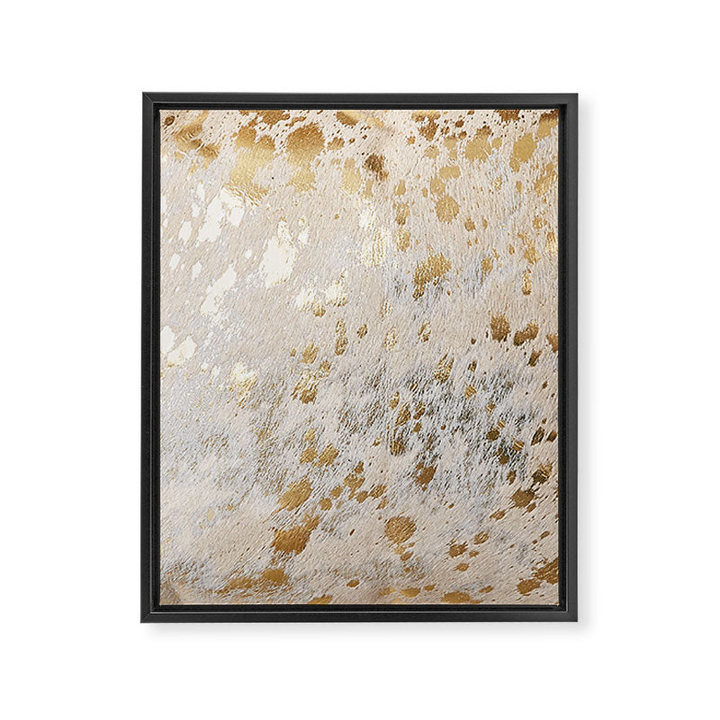 Gold cowhide Metallic Framed Canvas Print Gallery Image 8