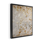 Gold cowhide Metallic Framed Canvas Print Gallery Image 2