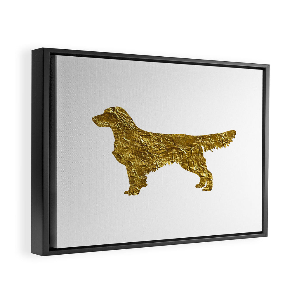 Golden retriever Framed Canvas Print Gallery Image 2