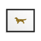 Golden retriever Framed Art Print Gallery Image 4