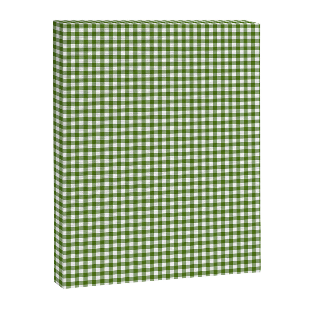 green gingham Canvas Print Gallery Image 8