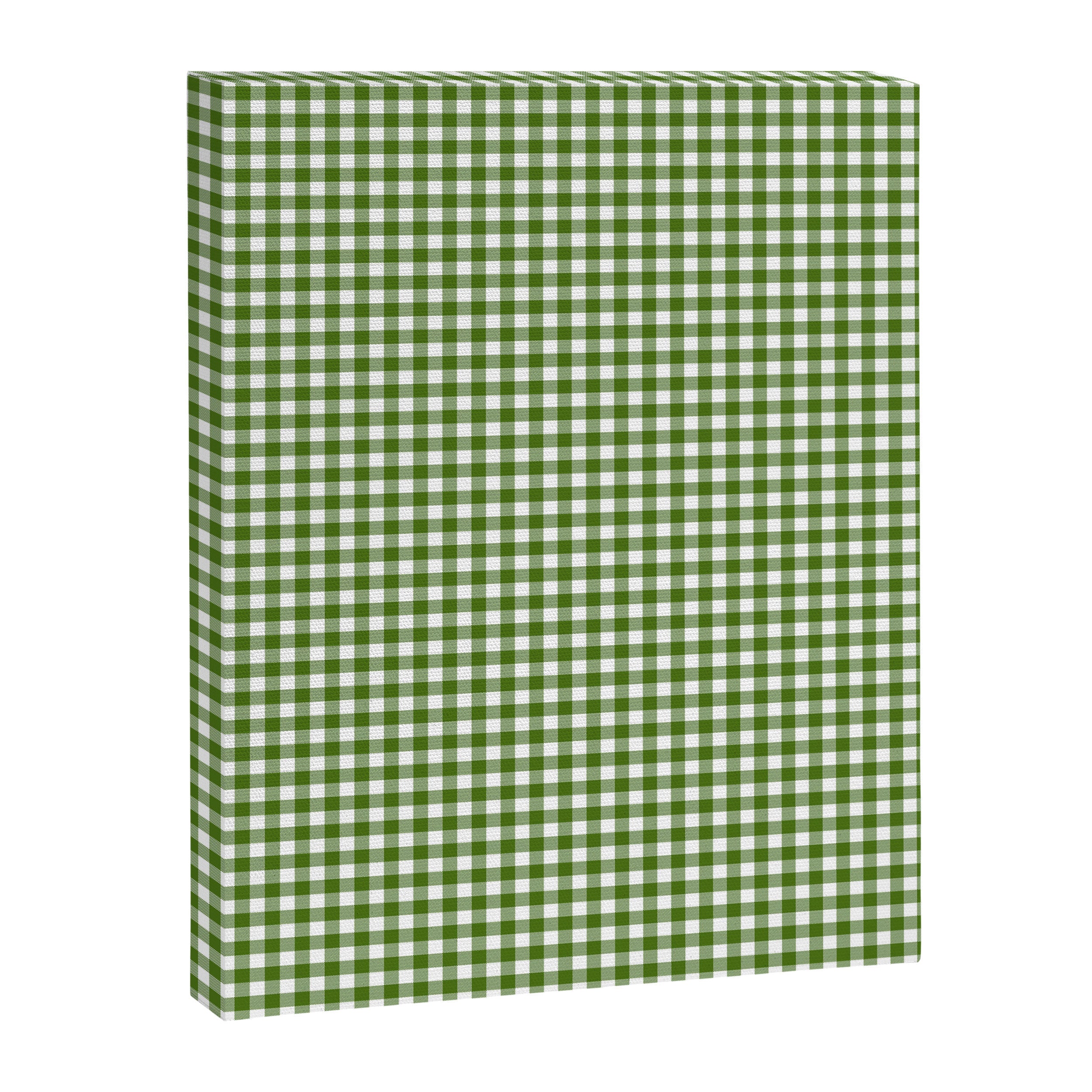 green gingham Canvas Print Gallery Image 8