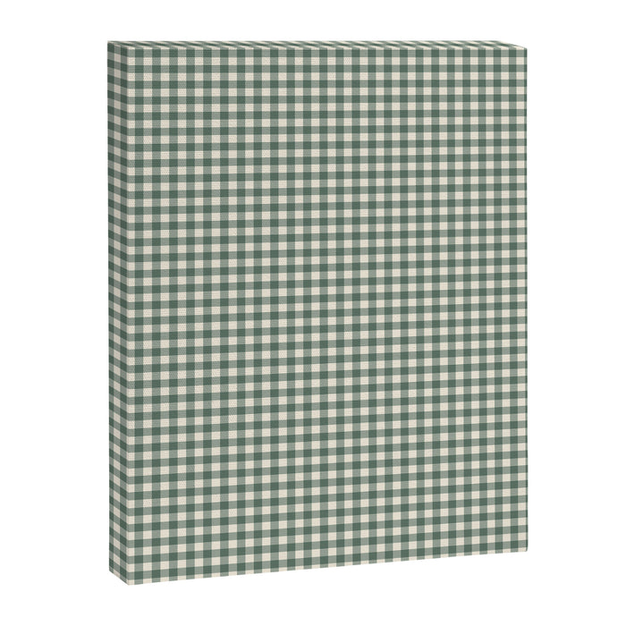 green gingham Canvas Print Gallery Image 1