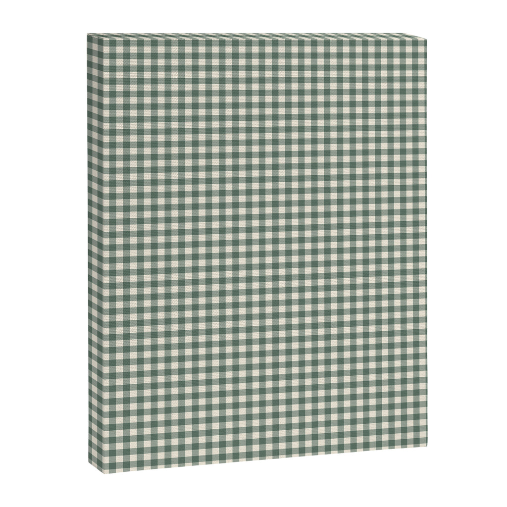 green gingham Canvas Print Gallery Image 8