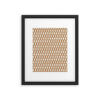 Minimalist Geometric Check Pattern Framed Art Print Gallery Image 6