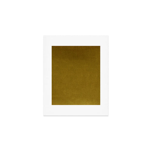 Mustard Velvet Art Print