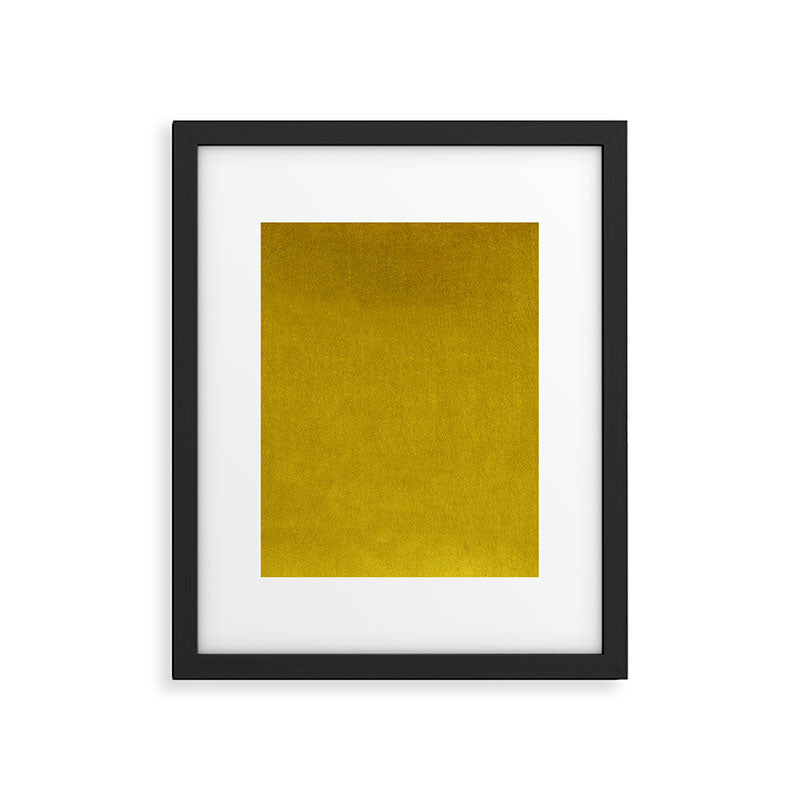Mustard Velvet Framed Art Print Gallery Image 6