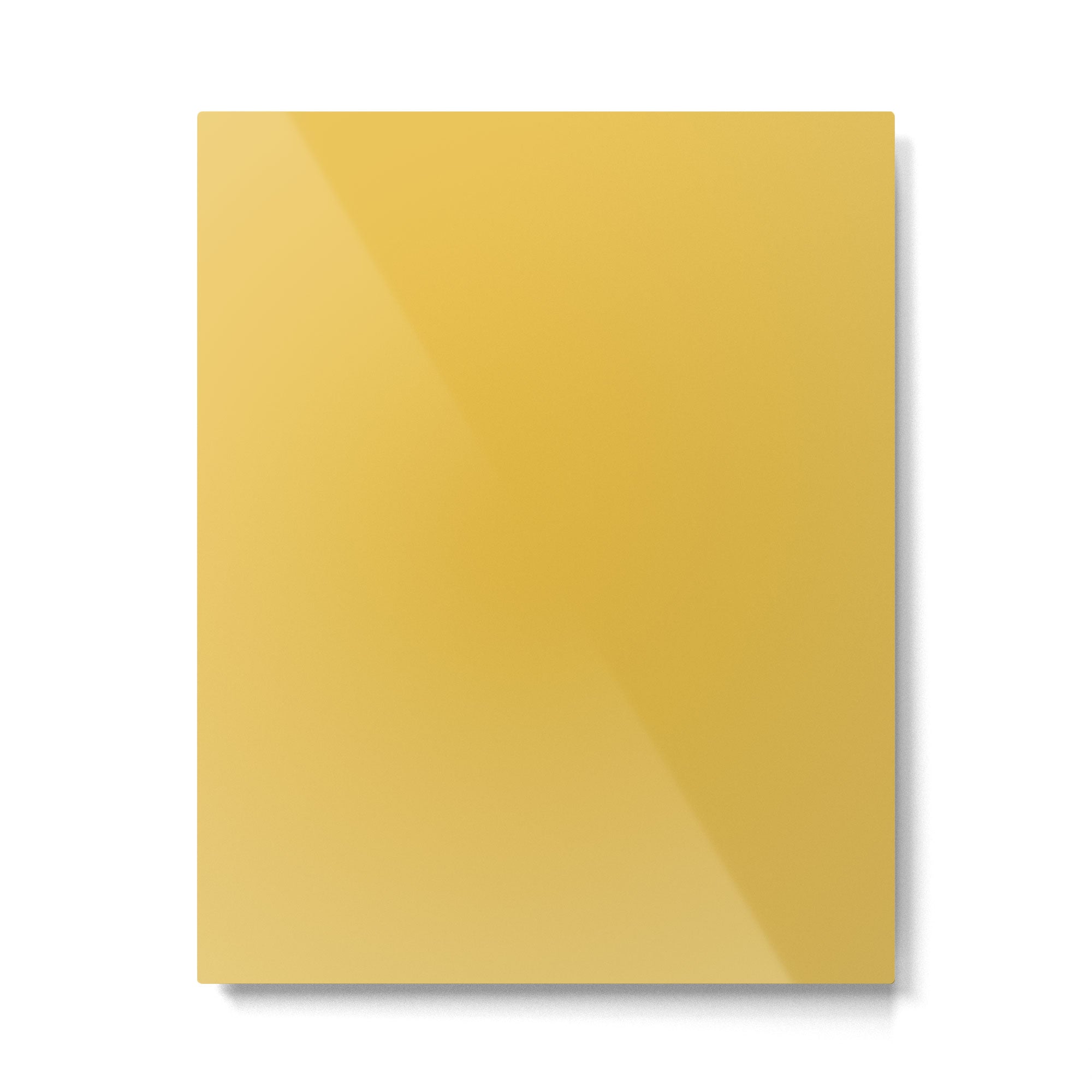 Mustard Yellow Color Metal Print Gallery Image 6