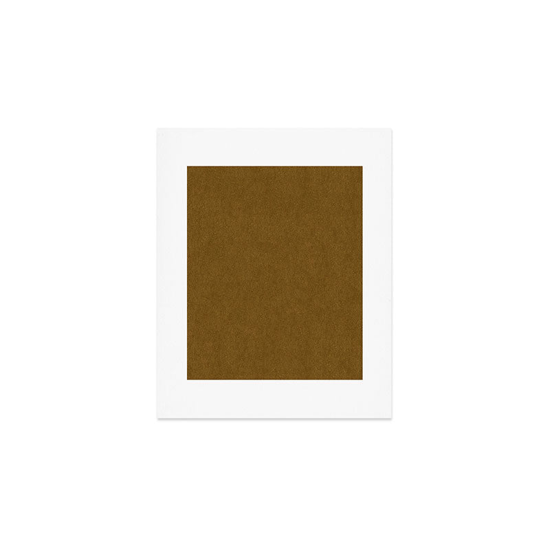 Ochre Velvet Art Print Gallery Image 1