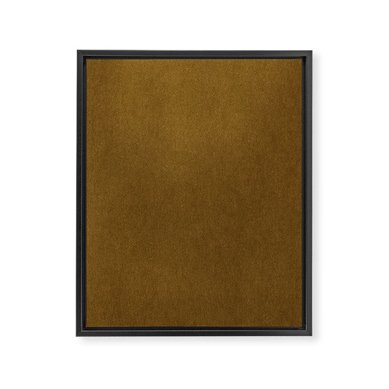 Ochre Velvet Framed Canvas Print Gallery Image 8