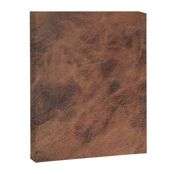 Old Tan Faux Leather Texture Canvas Print Gallery Image 1