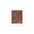 Old Tan Faux Leather Texture Art Print Gallery Image 1