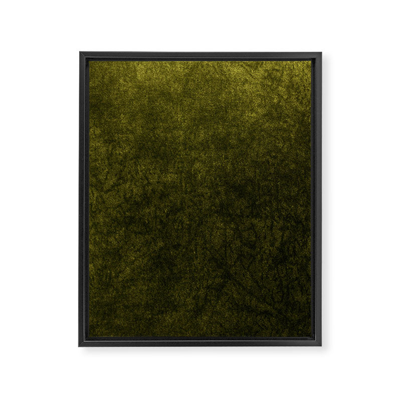 olive green velvet Framed Canvas Print Gallery Image 8