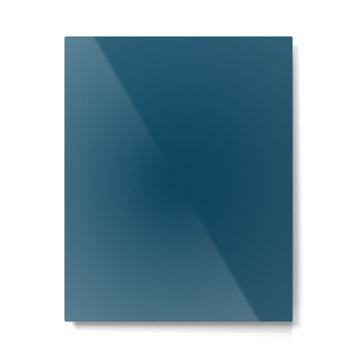 Peacock Blue Metal Print Gallery Image 1