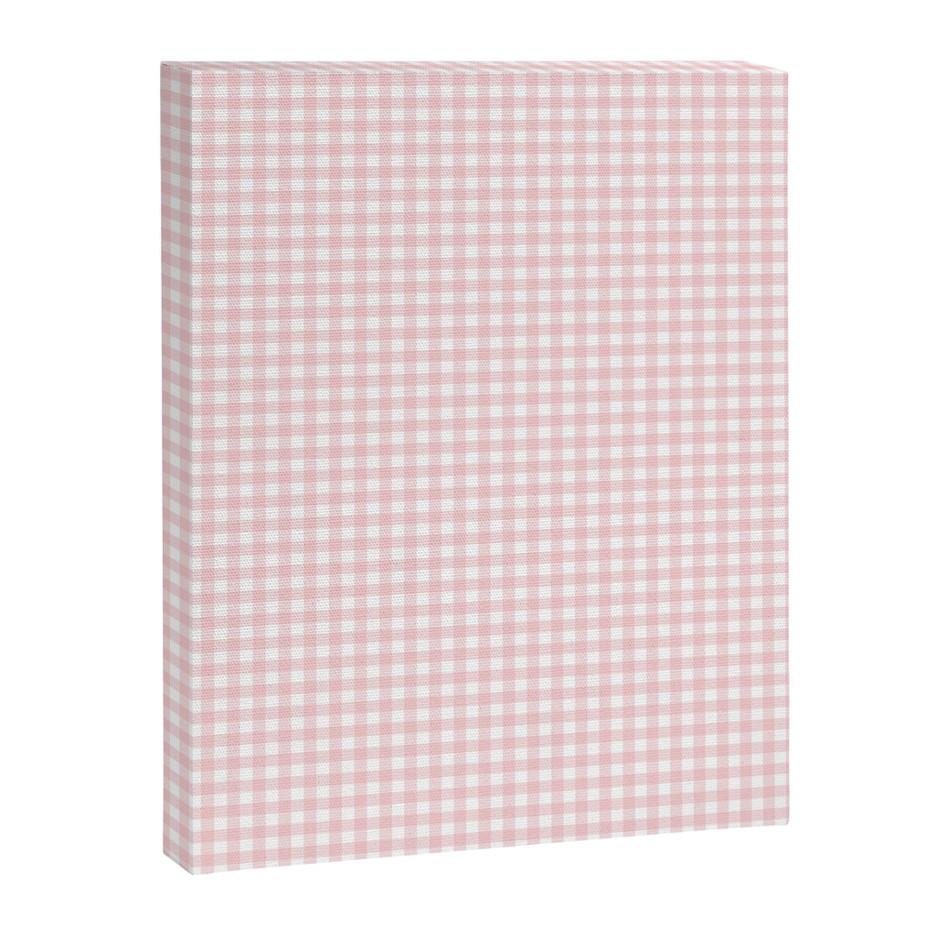 Pink Gingham Canvas Print Gallery Image 8