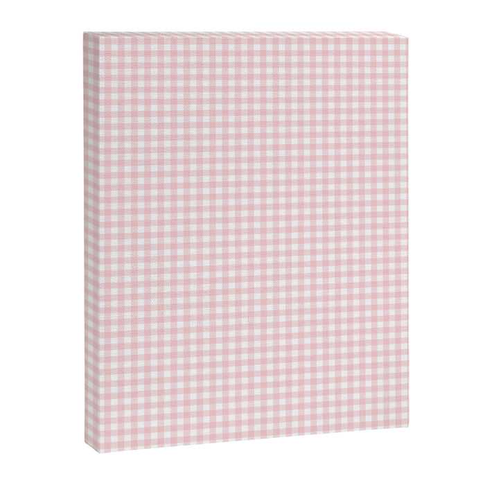 Pink Gingham Canvas Print Gallery Image 1
