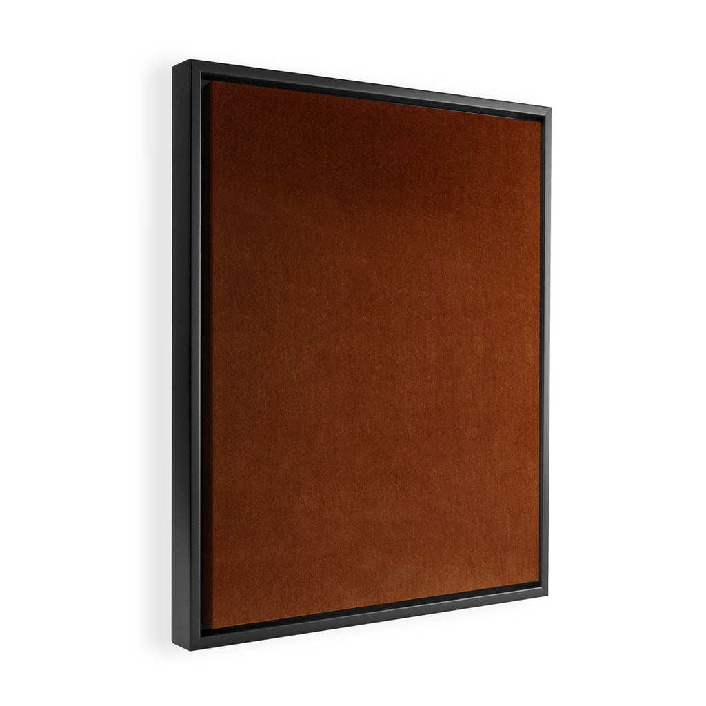 Rust Velvet Framed Canvas Print Gallery Image 2