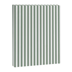 Sage Green Stripes Canvas Print Gallery Image 8