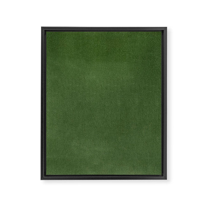 Sage Green Velvet texture Framed Canvas Print Gallery Image 1