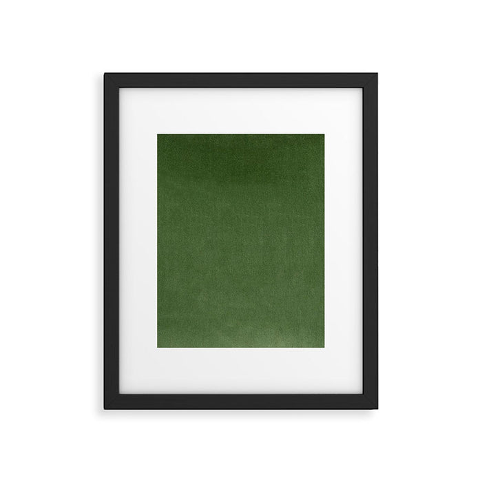 Sage Green Velvet texture Framed Art Print Gallery Image 1