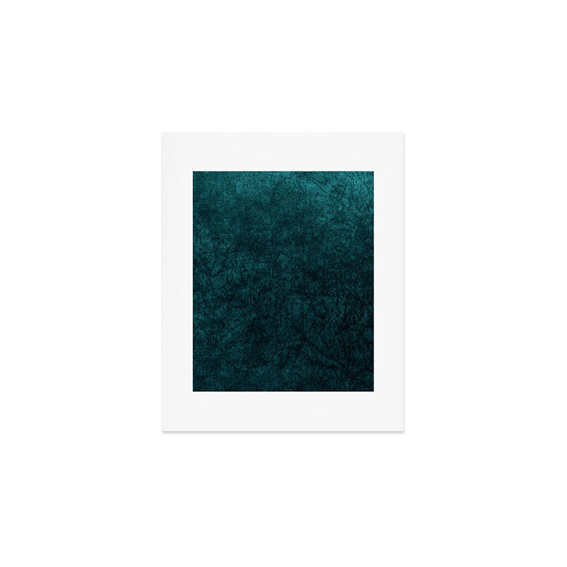 Teal Velvet Art Print Gallery Image 1